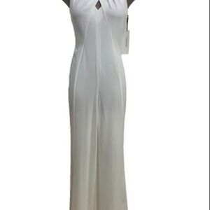 Calvin Klein White Dressy Jumpsuit